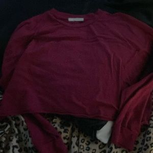 Small longsleeve crop top